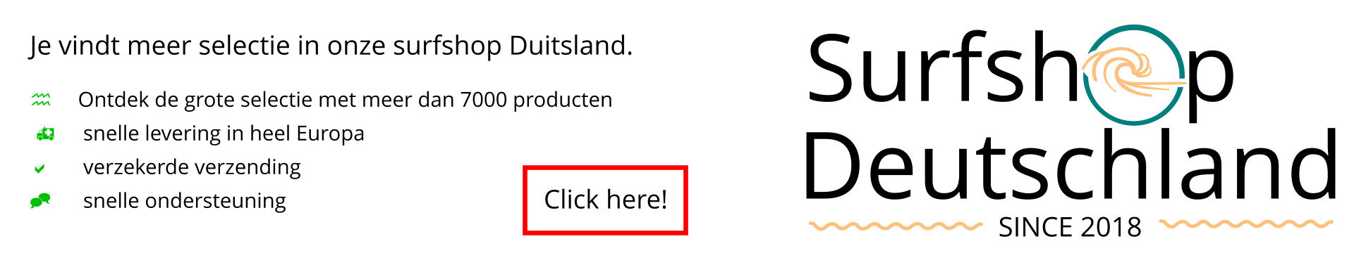 Grote selectie surfaccessoires bij Surfshop Duitsland