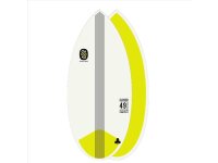 Skimboard SkimOne EPS Epoxy Bamboo CLOVER 49 yello